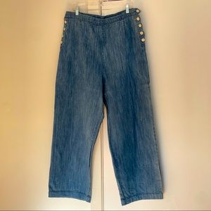 Ilana Kohn Summer Denim Lindy Pant (Size 18)